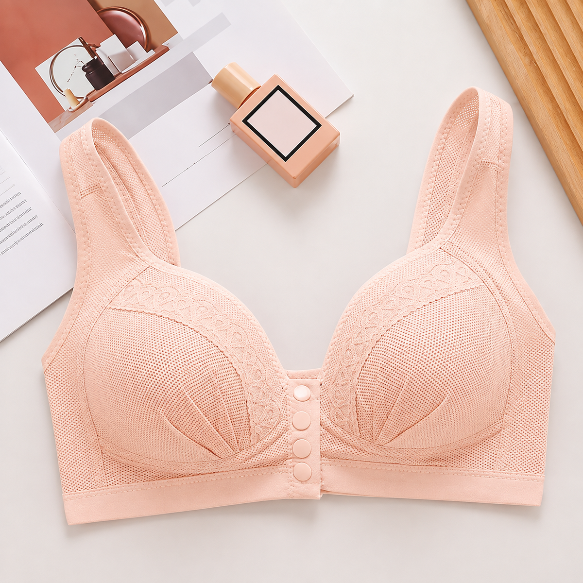 Front Closure Full Coverage Support Bra