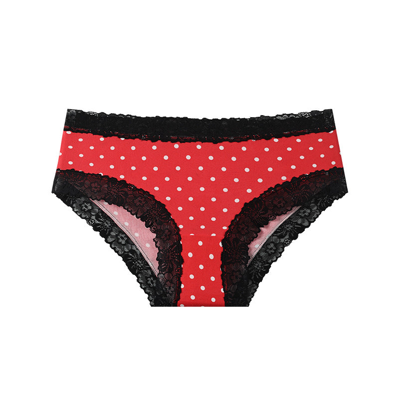 Halloween Lace Brief Panties