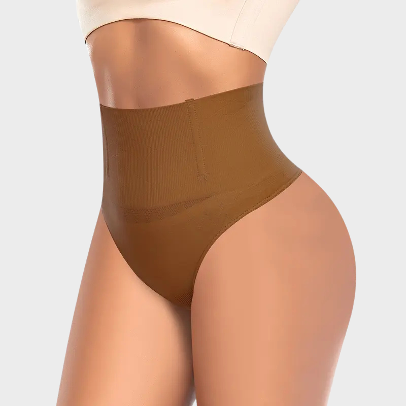 High-Waist Seamless Tummy Control Thong