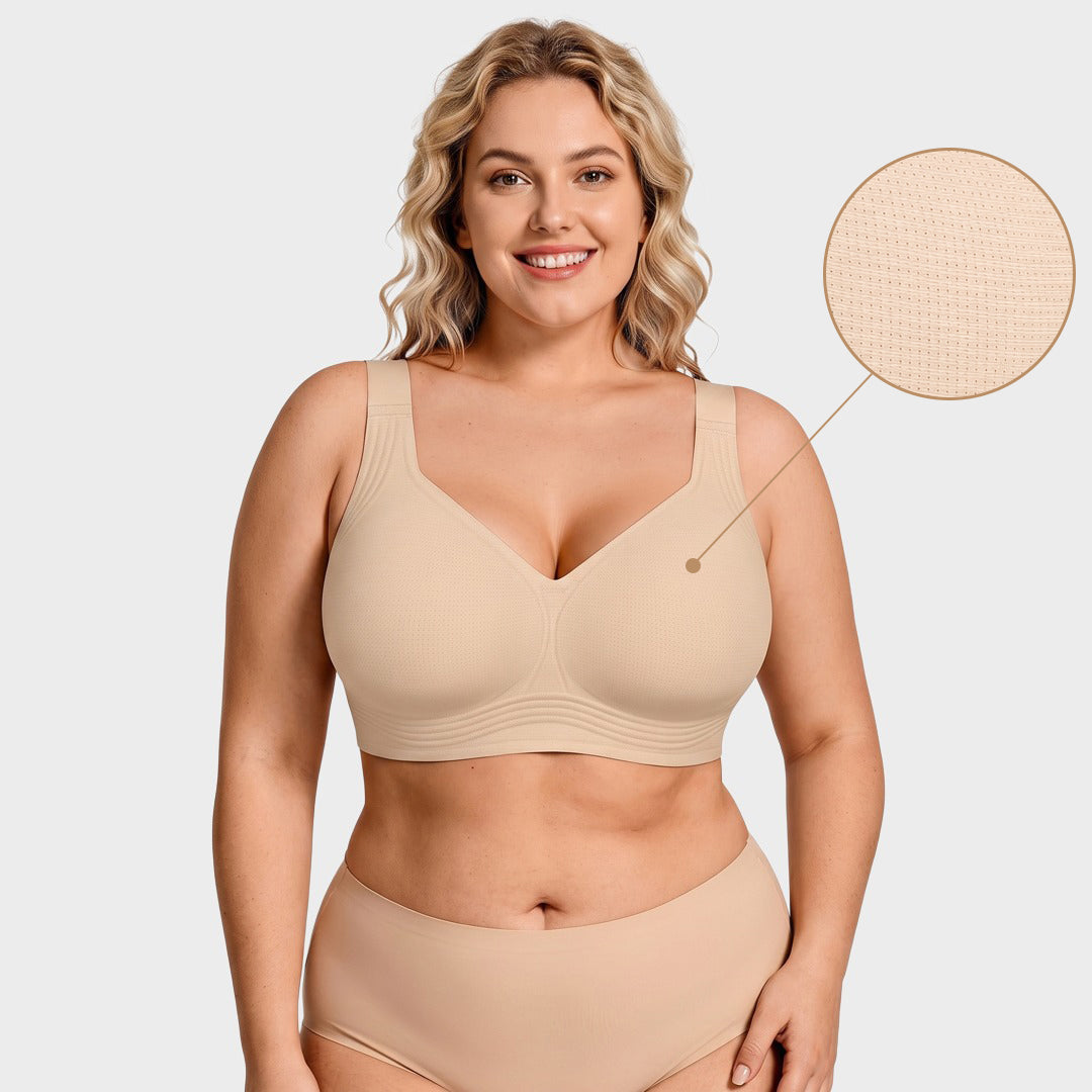 Comfortable Wireless Full Coverage Jelly Smoothing Bra