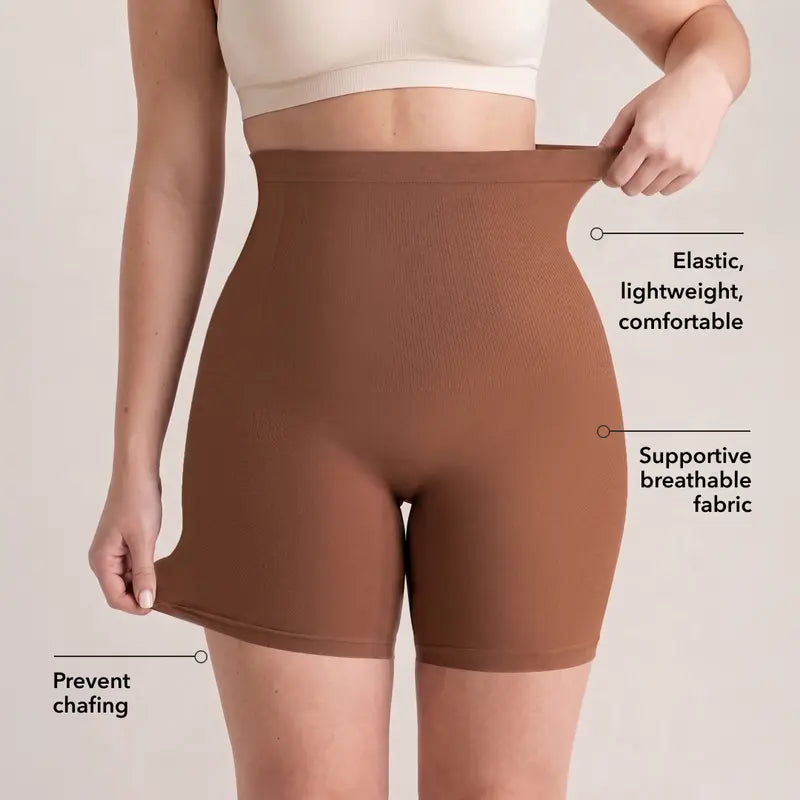 High-Waisted Seamless Shapewear Shorts