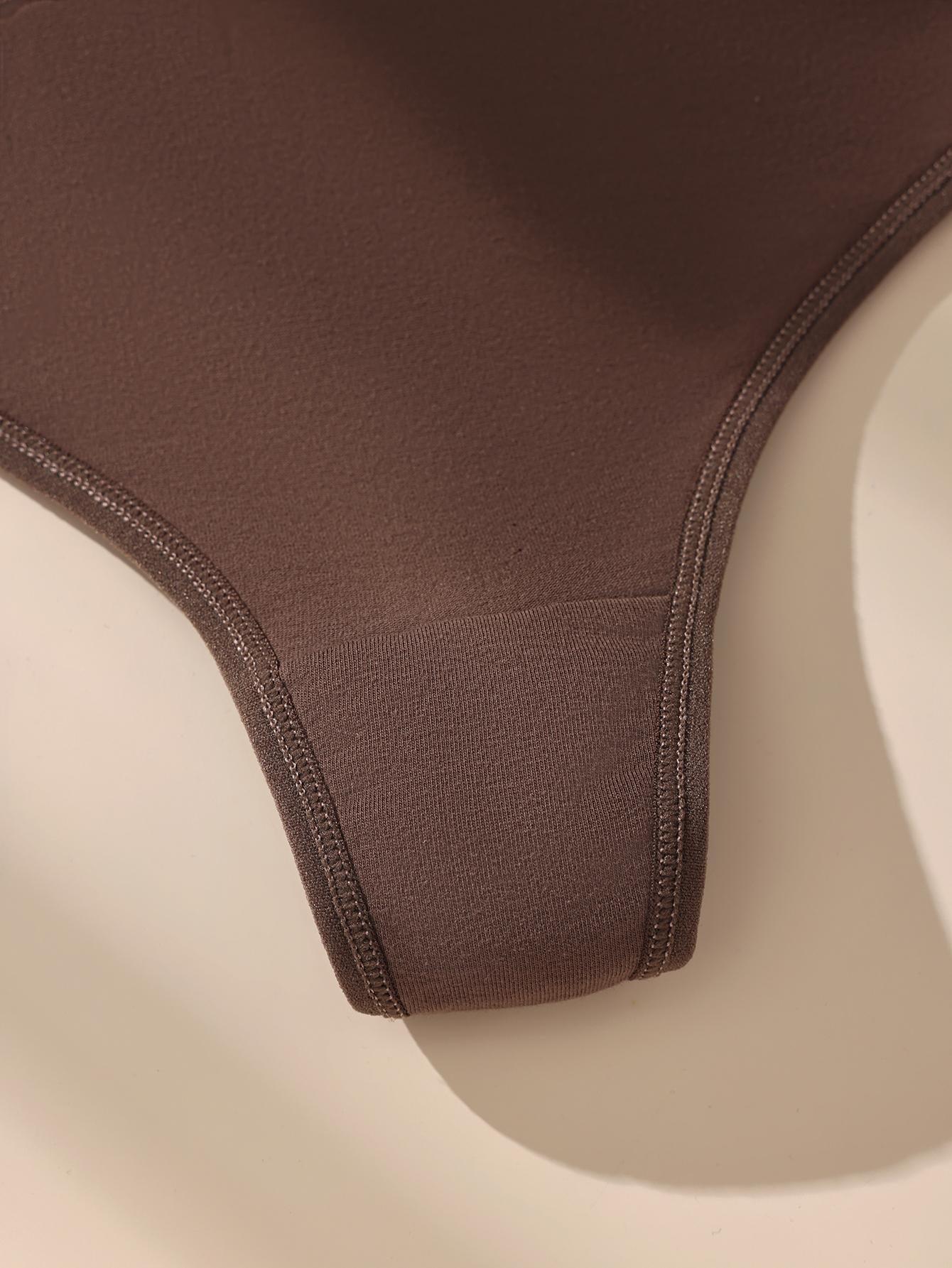 High Waist Seamless Thongs
