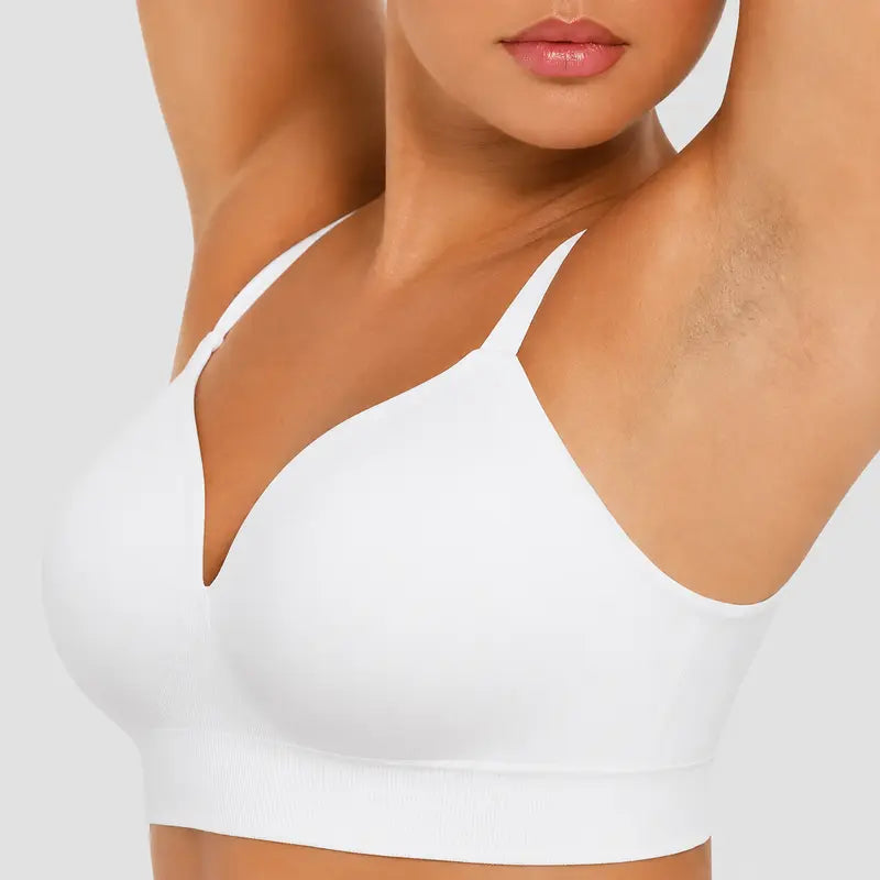 Wireless Push-Up Bra for Women – Seamless Full Coverage Comfort Bralette