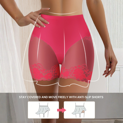 4-Pack Mesh Lace Boyshort Panties