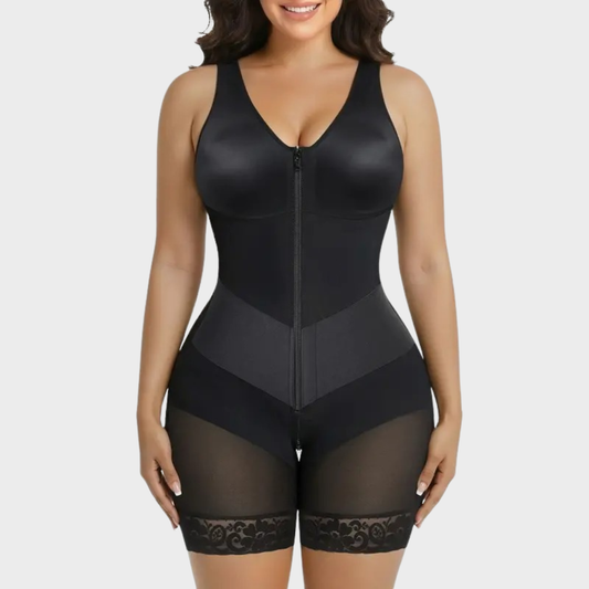 Colombian Tummy Control Faja Shapewear for Women with V-Shape Sculpting Band