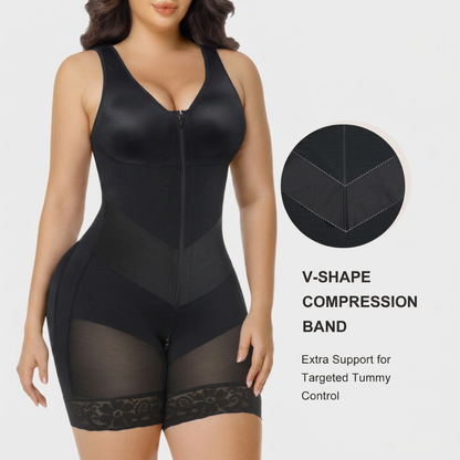 Colombian Tummy Control Faja Shapewear for Women with V-Shape Sculpting Band
