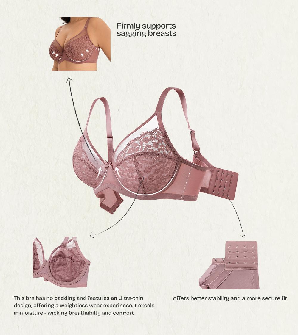 Daisy Lace Full Coverage Minimizer Bra