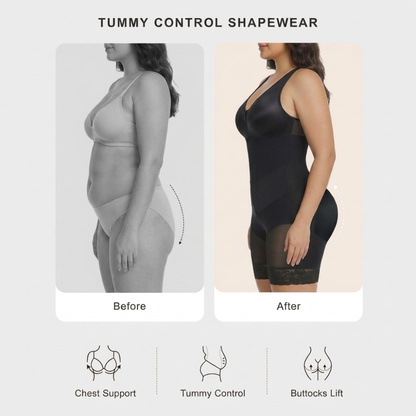 Colombian Tummy Control Faja Shapewear for Women with V-Shape Sculpting Band