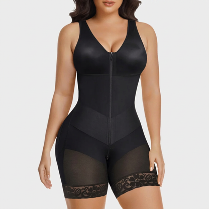 Colombian Tummy Control Faja Shapewear for Women with V-Shape Sculpting Band