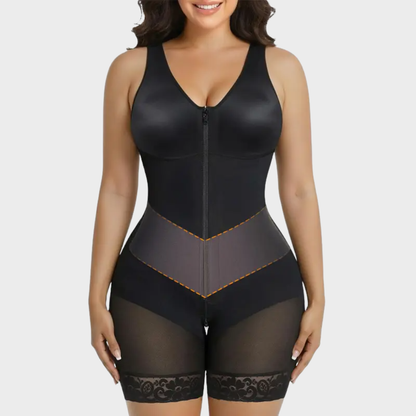 Colombian Tummy Control Faja Shapewear for Women with V-Shape Sculpting Band