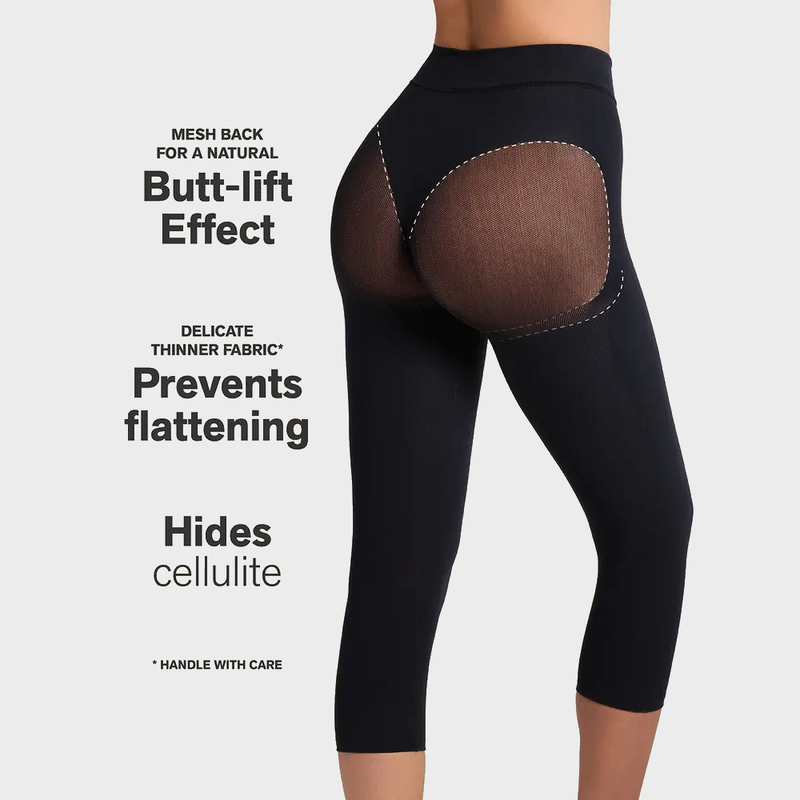 Seamless High-Waisted Capri Shaper
