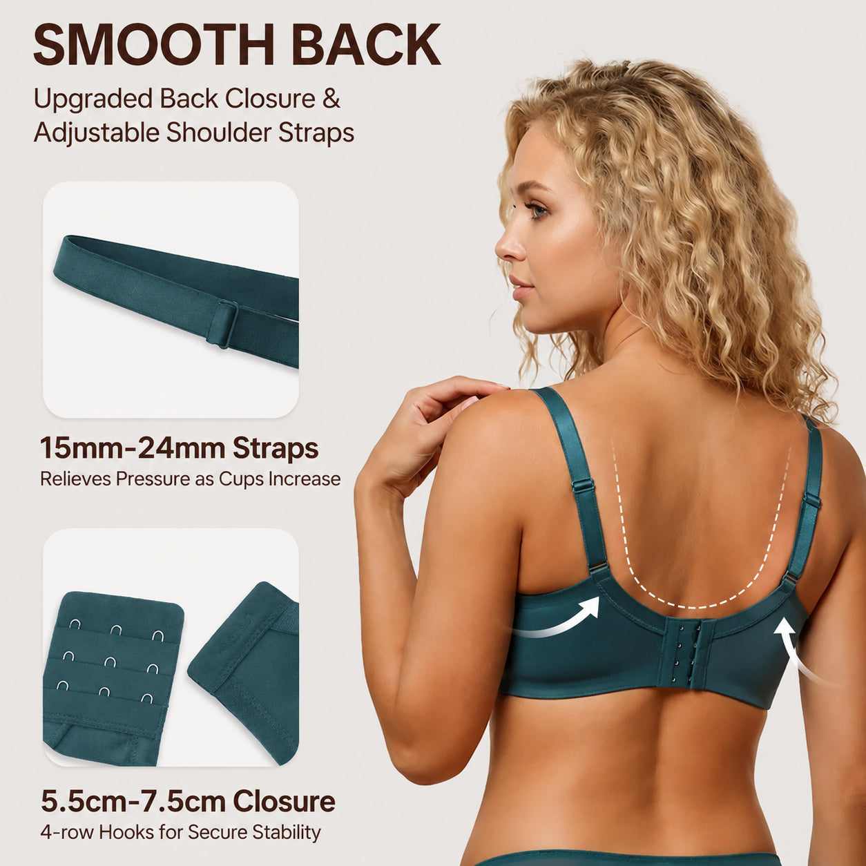 Full Coverage Lace Minimizer Bra - Petal