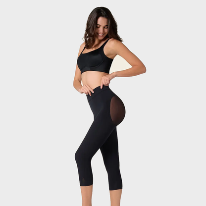 Seamless High-Waisted Capri Shaper