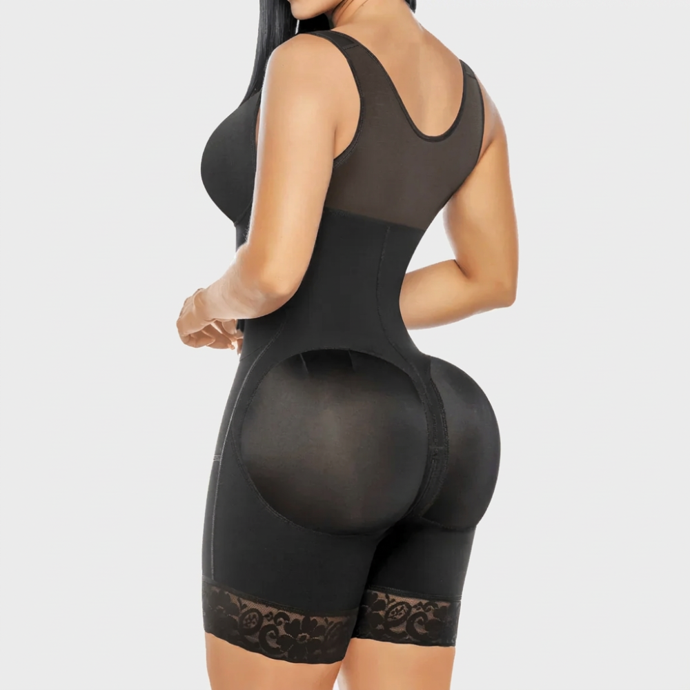 Colombian Tummy Control Faja Shapewear for Women with V-Shape Sculpting Band