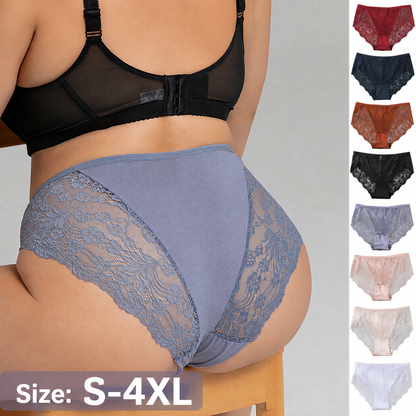 Soft Breathable Lace Tummy Control Briefs(S-5XL)
