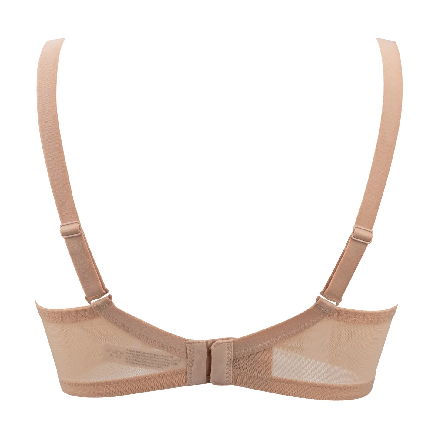 Plus Size Sheer Mesh Halter Underwire Bra