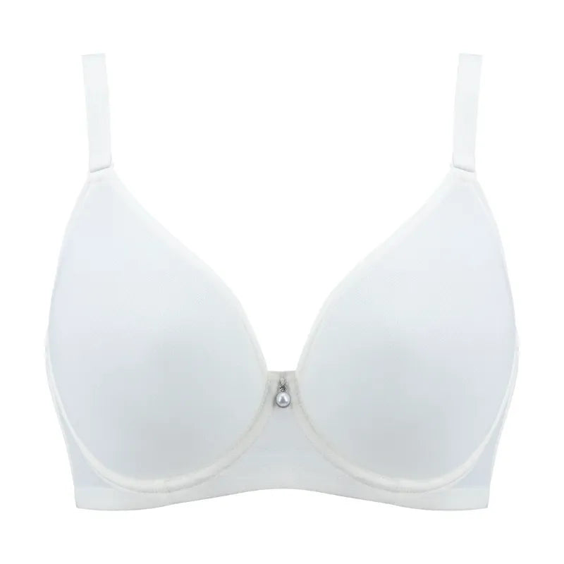 Plus Size Sheer Mesh Halter Underwire Bra