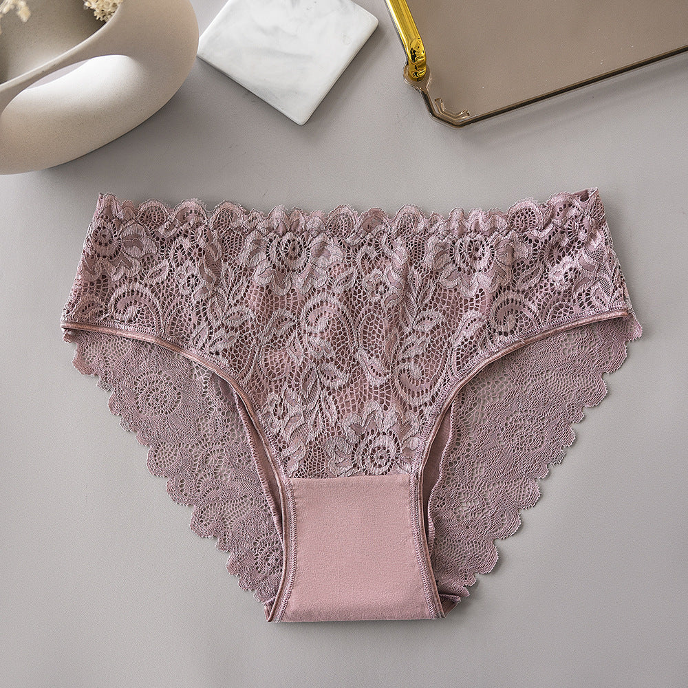Soft Breathable Lace Tummy Control Briefs(S-5XL)