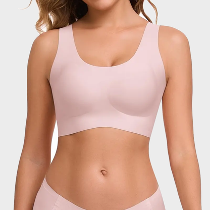 Women's Seamless Wireless Bra – Full Coverage Soft Stretch Everyday Bralette