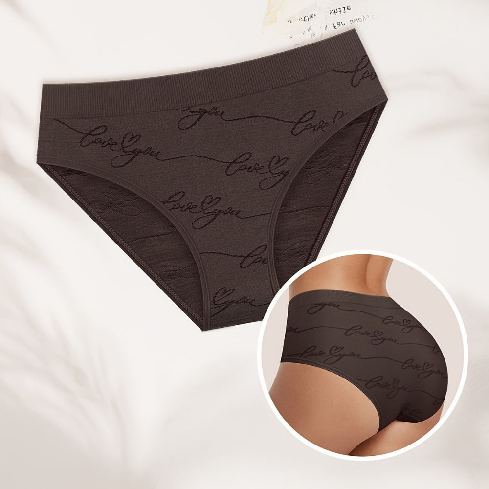 5-Pack Seamless Printed Low Rise Panties