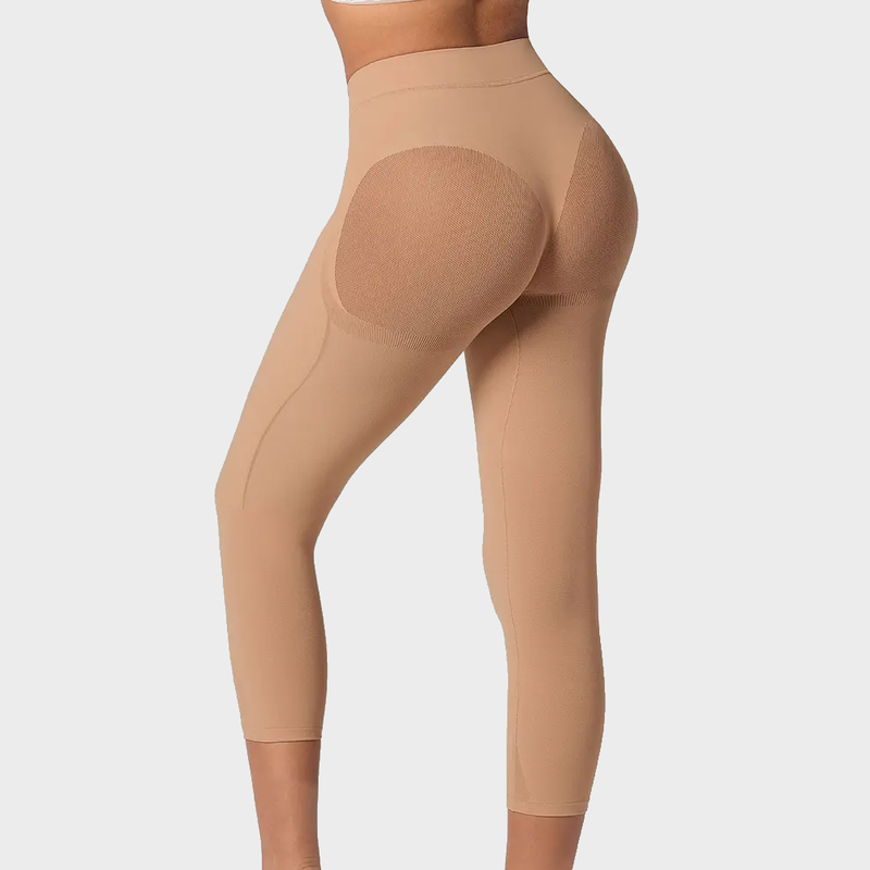 Seamless High-Waisted Capri Shaper