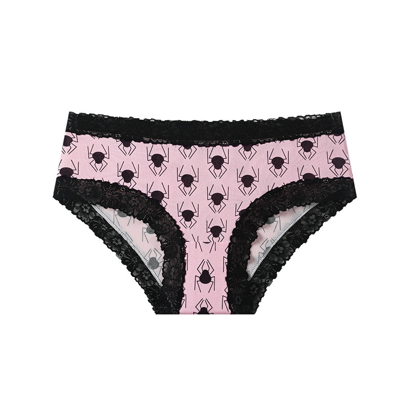 Halloween Lace Brief Panties