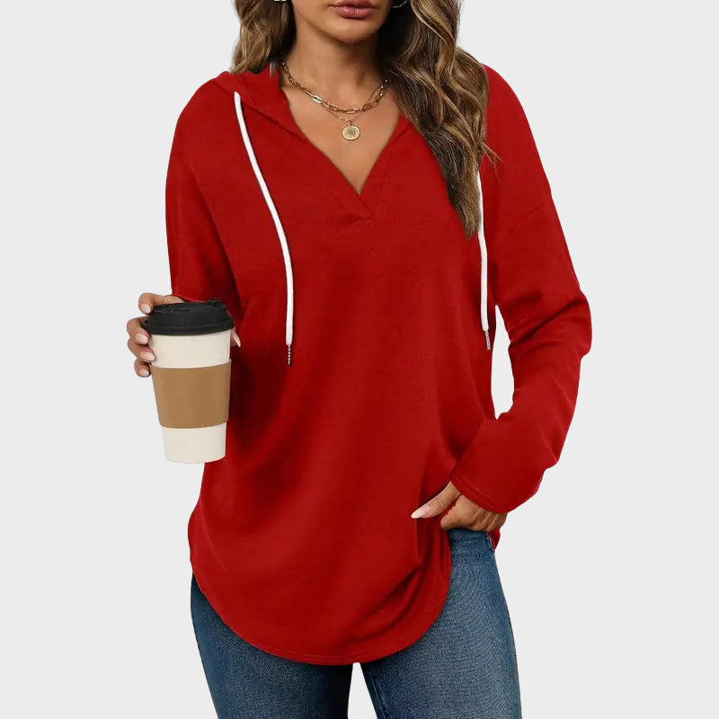 Lightweight Oversized Pullover Sweatshirt
