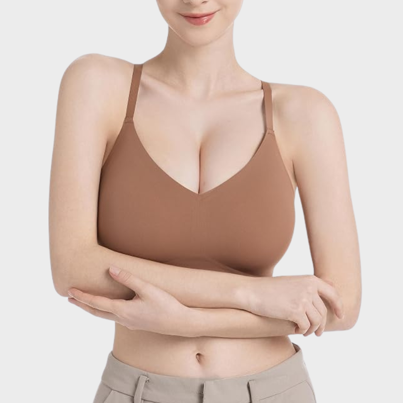 Seamless Backless Lace Bralette