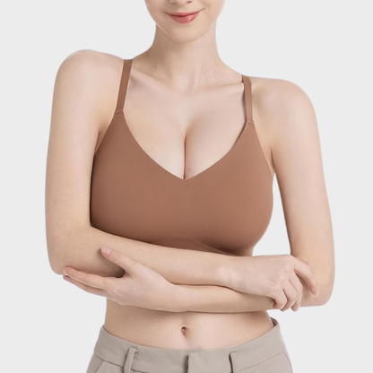 Seamless Backless Lace Bralette
