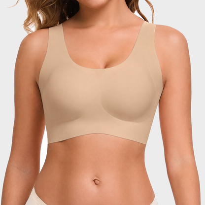 Women's Seamless Wireless Bra – Full Coverage Soft Stretch Everyday Bralette