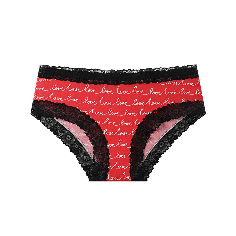 Halloween Lace Brief Panties