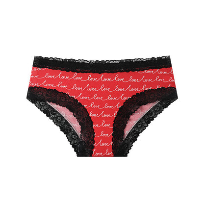 Halloween Lace Brief Panties