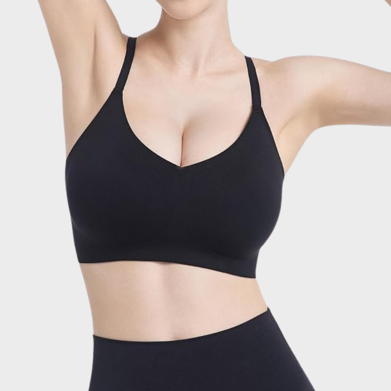 Seamless Backless Lace Bralette