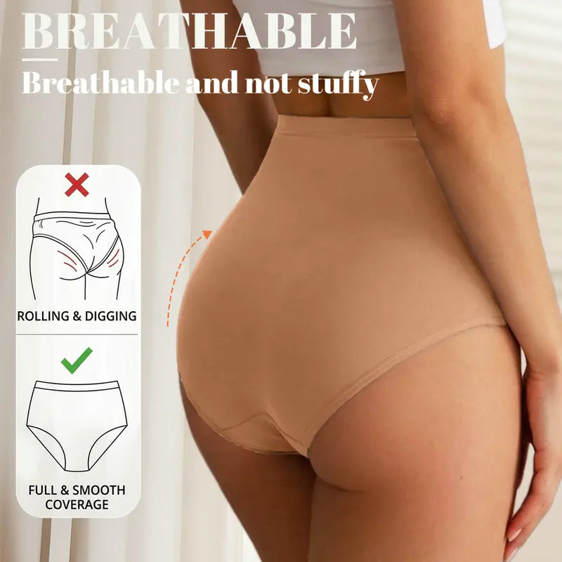High-Waist Tummy Control Seamless Shaping Panties