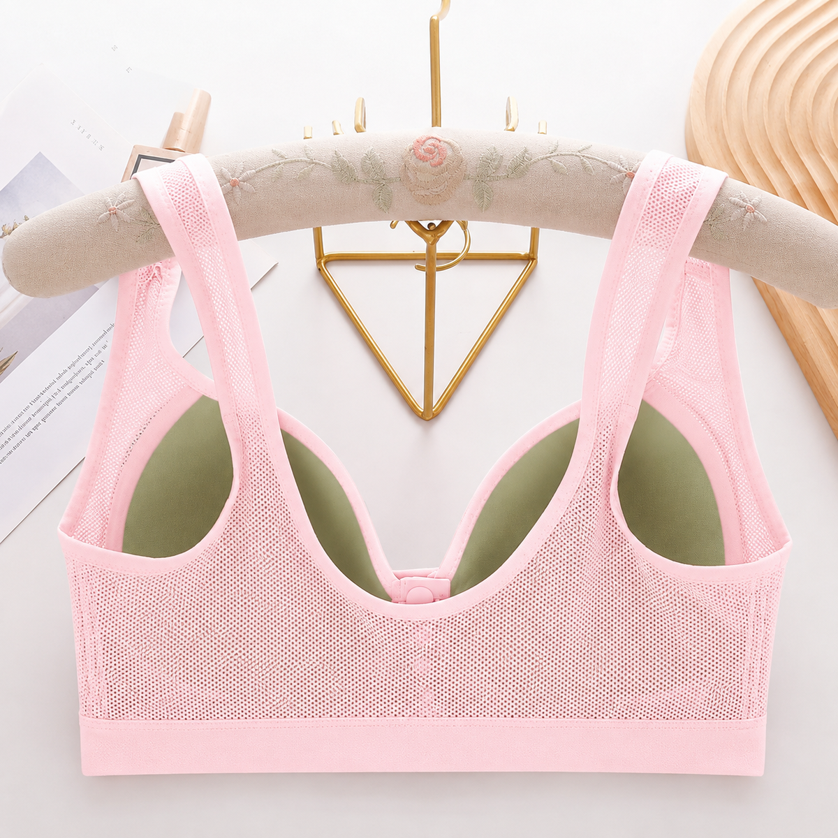 Front Closure Full Coverage Support Bra