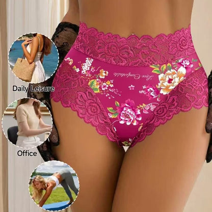 Soft Stretch Floral Lace Briefs