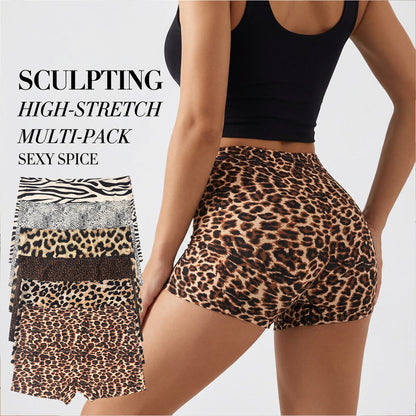 6-Pack Leopard Print Seamless Women's Panties