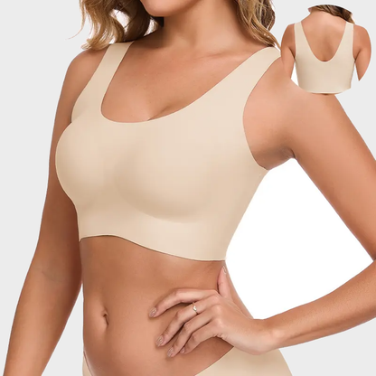 Women's Seamless Wireless Bra – Full Coverage Soft Stretch Everyday Bralette