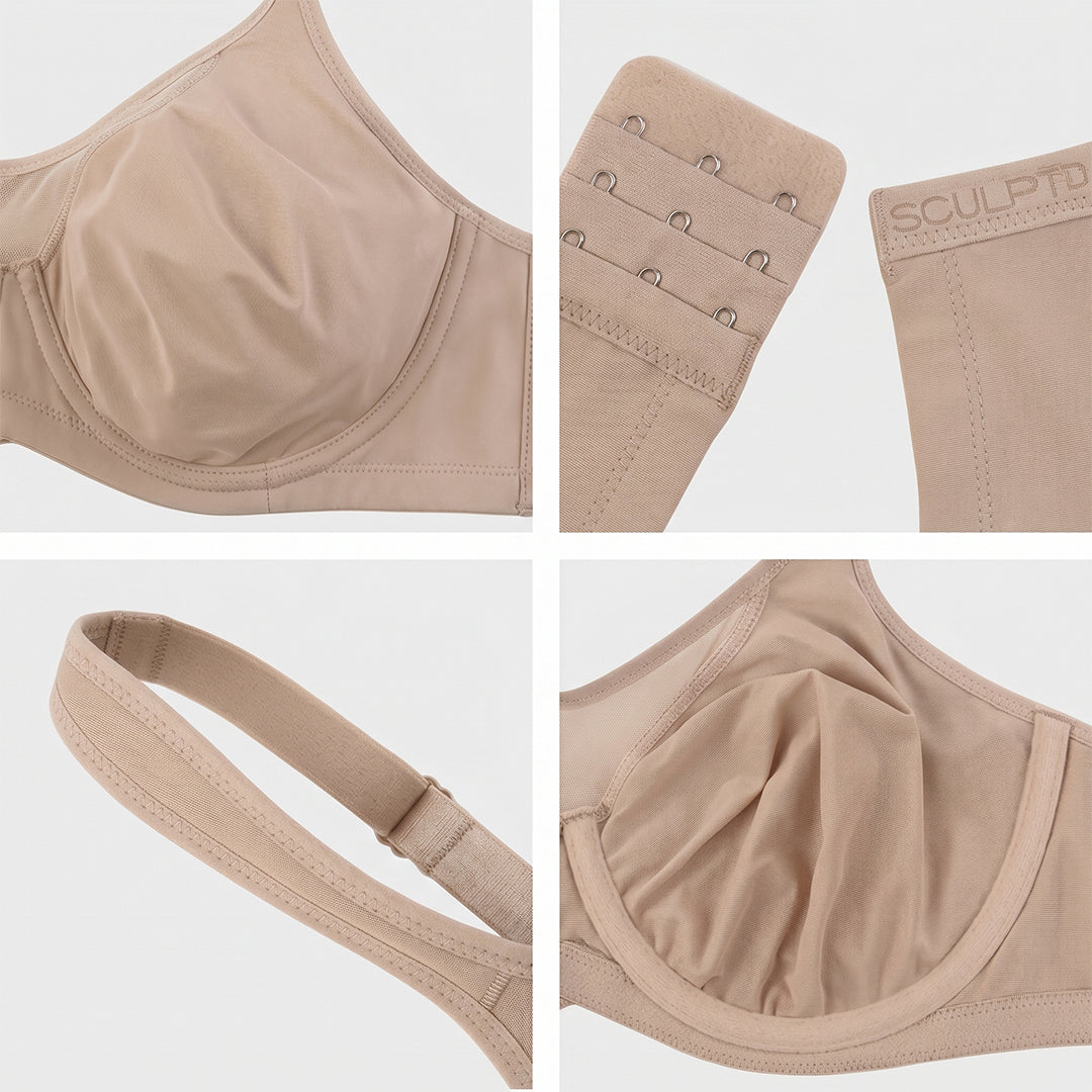 Plus Size Cooling Full Coverage Minimizer Bra