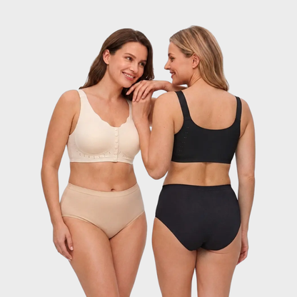 Front Closure Seamless Support Bra