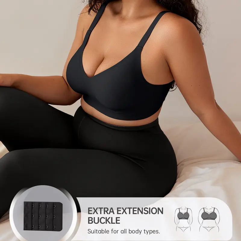 Wireless Seamless Push-Up Full Coverage Jelly Bra