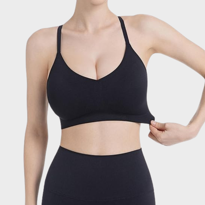 Seamless Backless Lace Bralette