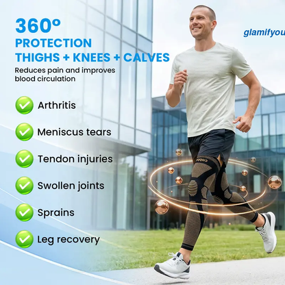 20–30mmHg Copper Compression Leg Sleeves