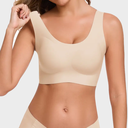 Women's Seamless Wireless Bra – Full Coverage Soft Stretch Everyday Bralette