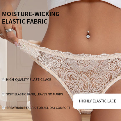 Soft Breathable Lace Tummy Control Briefs(S-5XL)