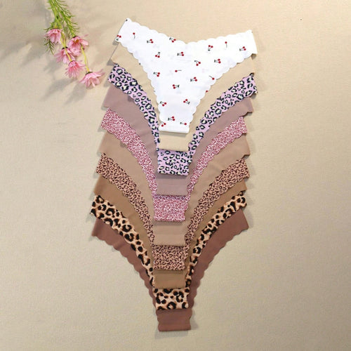 WaveEdge™ Seamless Leopard Underwear Set