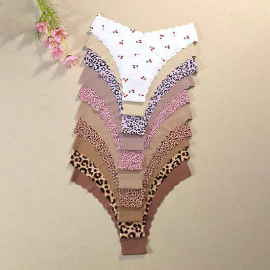 WaveEdge™ Seamless Leopard Underwear Set