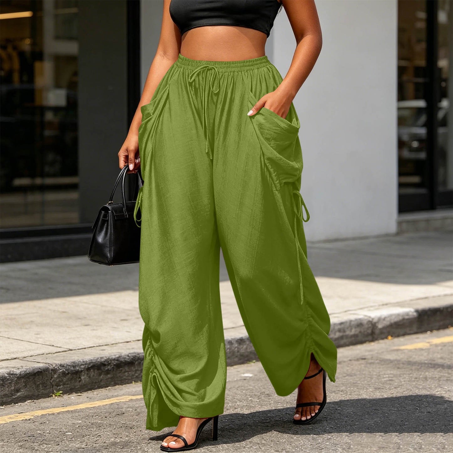 FlowEase™ Relaxed Wide Leg Pants