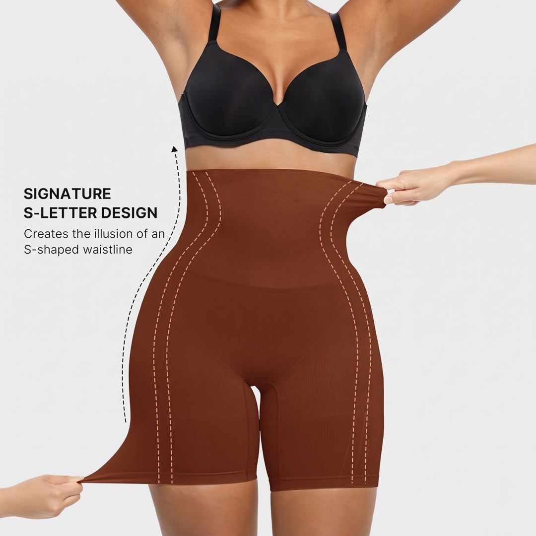 Seamless High-Waisted Sculpting Shorts