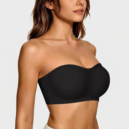 Women's Strapless Bandeau Bra | Seamless Wireless Bralette